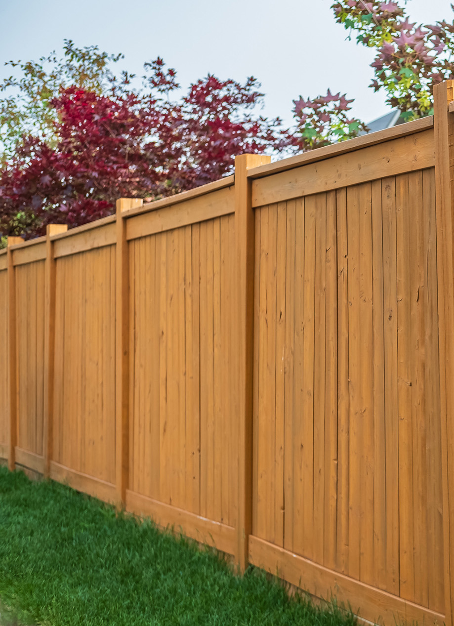 Nice wooden fence around home (Vertical)-1655886340 Nice wooden fence around home (Vertical)